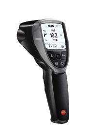 Ordering data testo 835-T1 Get started in the field of intelligent infrared measuring technology testo 835-T2 The pro when it comes to high temperatures Maximum safety and precision when measuring