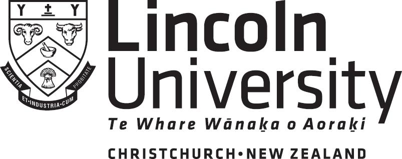 Lincoln University Digital Thesis Copyright Statement The digital copy of this thesis is protected by the Copyright Act 1994 (New Zealand).
