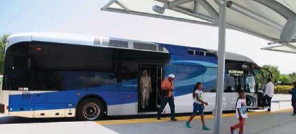 Park and Ride Lot Lauderhill Mall Transit Center Bus