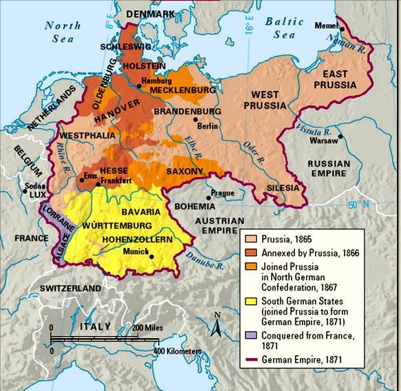Germany had large supplies of coal and iron ore Germans
