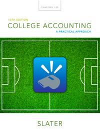11E: CHIS, JAPANESE, KOREAN, THAI COLLEGE ACCOUNTING College Accounting: A Practical Approach, 13e SLATER 2016 ISBN: 013407730X February College Accounting: A Practical Approach provides a