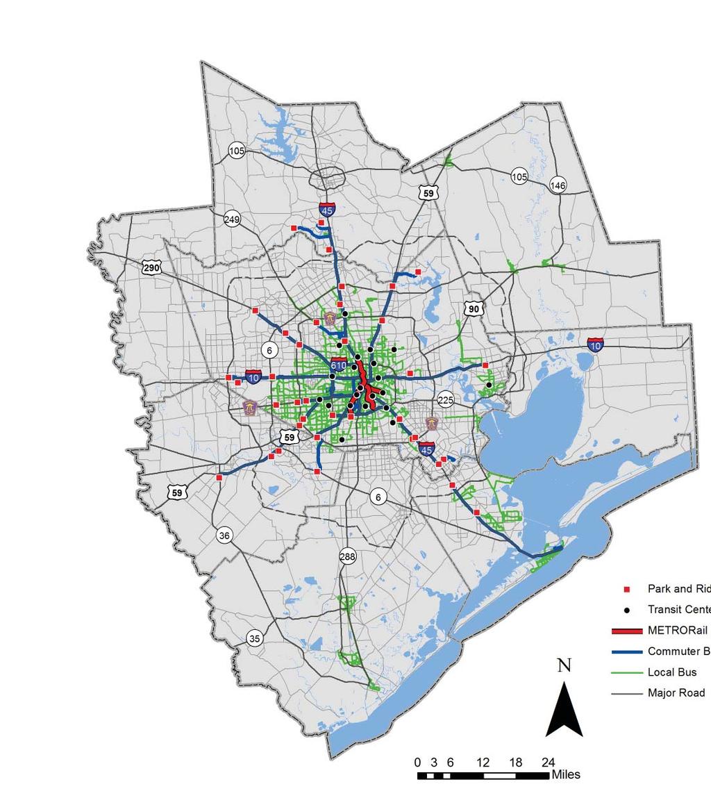Park and ride lots provide alternative longer-distance commuting services from 34 sites, saving regional congestion from an estimated 20,000 cars 16.