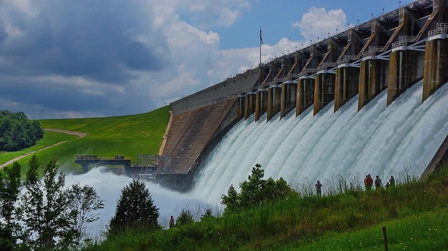 Ten interesting things about energy By NASA.gov, adapted by Newsela staff on 02.17.17 Word Count 883 Level MAX Water rushes through a dam in Georgia. Inside the dam is a hydropower plant.