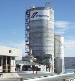 Different examples of cement plants with rail car unloading facilities and