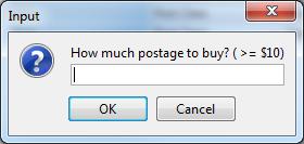 If you would like to manually purchase more postage, you can click the Purchase Postage button, otherwise depending on your