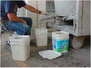 While some types of paint can be used in waste-toenergy generation, latex paints are collected and brought to waste haulers main offices where they are collected by crew from Marion County Juvenile