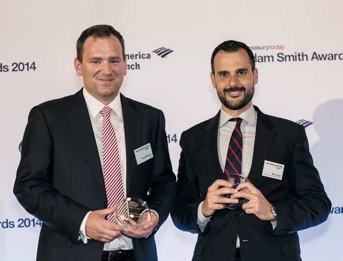 HIGHLY COMMENDED Best Risk Management Solution Pfizer Barry McKernan, Credit Analyst Barry McKernan, Pfizer and Marco Buzzi, Bank of America Merrill Lynch Pfizer is one of the world's largest