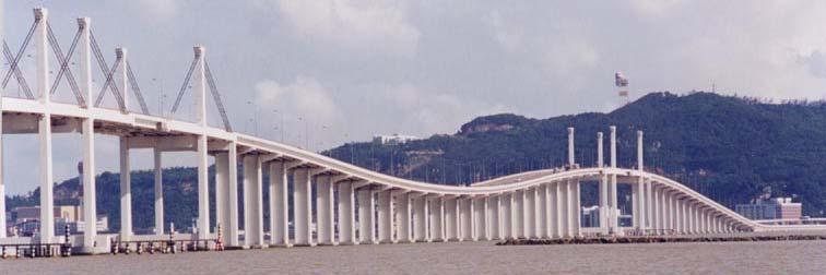 connecting bridge from Macau