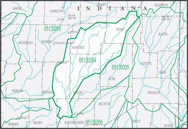 Slide 24 Until you find the watershed that is location within your own county Now we can see the watershed located within county boundaries.