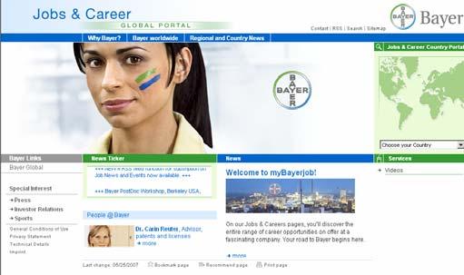 Recruiting retention is crucial for success Bayer s approach www.mybayerjob.