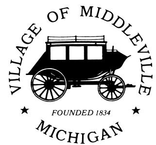 Village of Middleville 100 E. Main St.