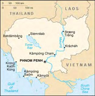 The country minority groups include Vietnamese, Chinese, Chams and 30 various hill tribes.[6] The capital and largest city is Phnom Penh; the political, economic, and cultural centre of Cambodia.