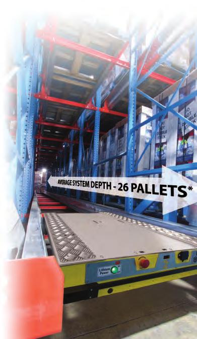 RUNNER Pallet Runner NNER R 13 Pallet Runner The Pallet Runner system is a high density storage system that allows you to store multiple pallets in a deep lane configuration.