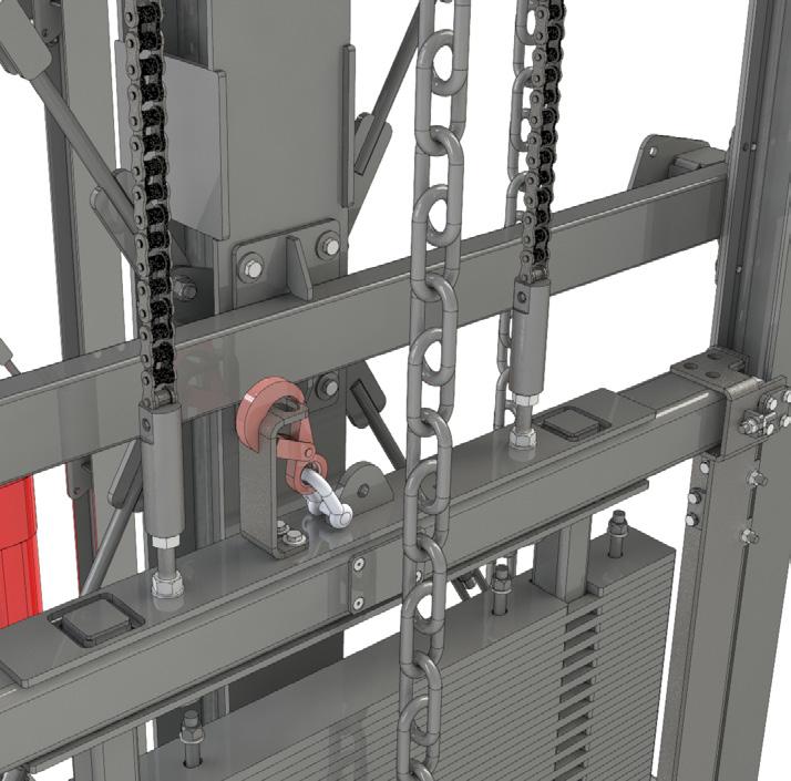 PALLET LIFT PALLET TRANSPORTING SYSTEM COMPONENTS VERTICAL CONVEYORS Safe transporting of loads on pallets with the aid of a vertical conveyor.