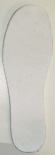 This over-the-sock style boot is lined with hi-loft gray felt and contains a removable insole. See figures 1, 2 and 3 below.