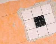 Waterproofing the shower base The KERDI or KERDI-DS waterproofing membranes can be installed over the KERDI-SHOWER-ST tray immediately or over a mortar bed as soon as the mortar bed can