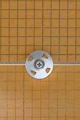 The maximum allowable on-center fastener spacing is " (0 cm) for walls and 6" (5 cm) for ceilings.