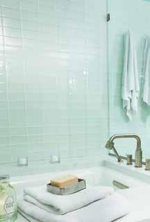 ) may cause deterioration (e.g., surface dulling, warpage, etc.) over time. Selection of a dense, moistureresistant stone will provide the best results in a shower.