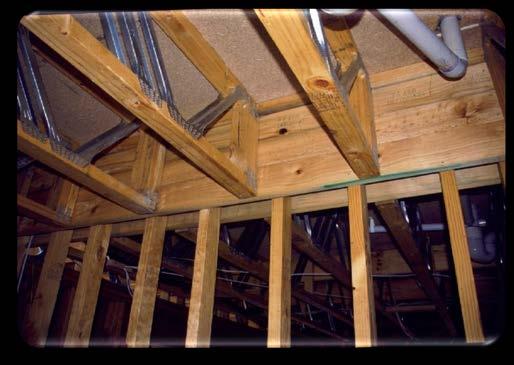Summary of Floor/Ceiling System Components Timber joists dictate the load and spanning capacity of the floor