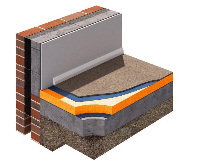 Jabfloor 70, 100, 150, 200, 250 Floor insulation over slab with chipboard finish Jabfloor is a closed cell expanded polystyrene (EPS) insulation board for use in all floor constructions.