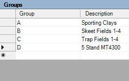 Assign Groups The first step will be to specify the different Groups of fields and stations.