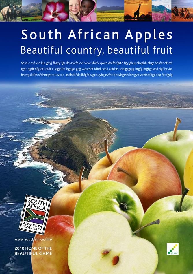 Consumer Media - Apples A combination of full-page adverts and advertorials will be used for the apples campaign Advertorials will