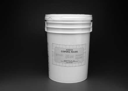 Coping Mask Coping Mask is a fast, simple, brush on coating for the protection of coping and other non-porous surfaces during the concrete pour.