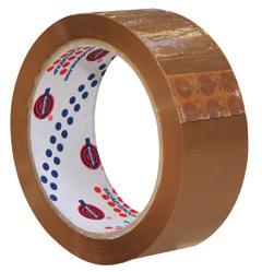 Available as customized printed tape, up to 3 colours. BOPP natural rubber white, brown, transparent 2.