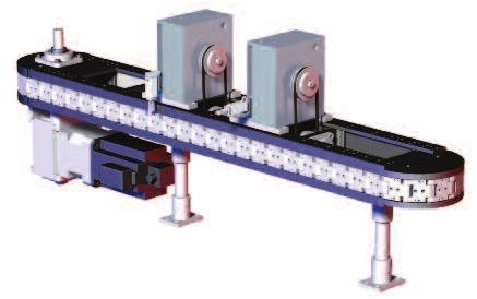 Indexer driving a conveyor and Linear Part Handlers Operation can be asynchronous (cycle on demand) a single index followed by a variable dwell time, or the operation can be continuous.