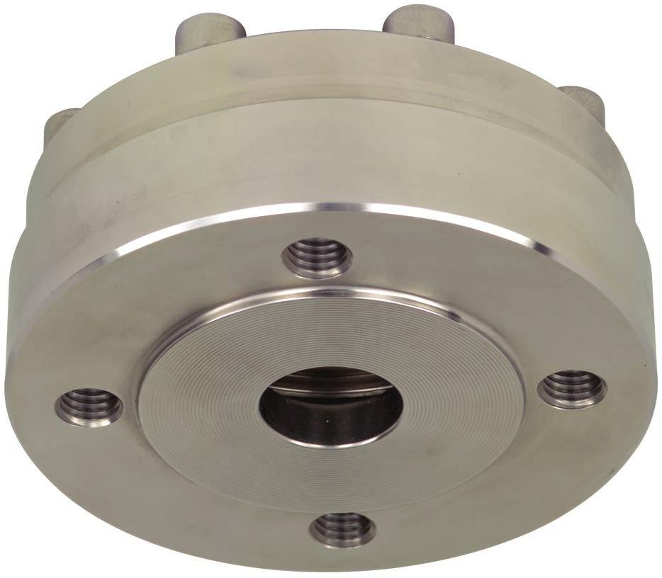 Pressure Diaphragm seal with flange connection With internal diaphragm, threaded design Model 990.41, large working volume WIKA data sheet DS 99.