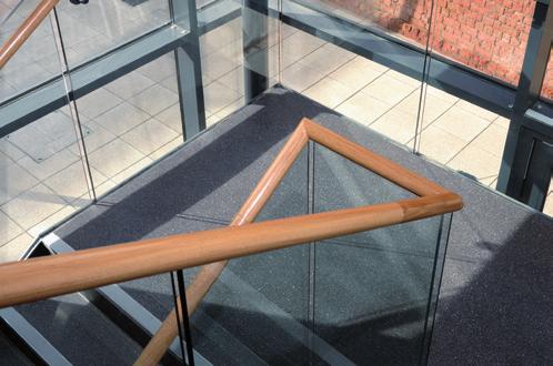 ndura ndura is a unique clear top coating ideal for handrails in areas of heavy pedestrian traffic, due to its high resistance to damage.