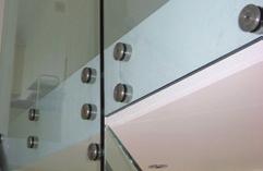 BASE FIXINGS Structural glass balustrades