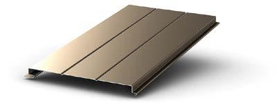 Venting is available when used as a soffit panel.