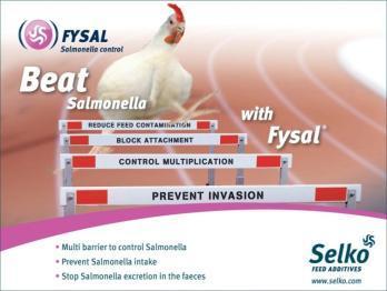Innovations products Fysal Fit-4 poultry combats Salmonella in feed EU legislation important