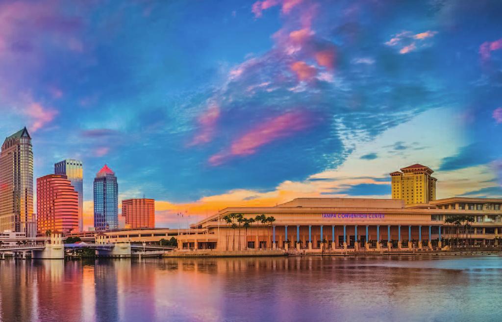 THE TAMPA BAY AREA WELCOMES OVEr 14 MIllIOn VIsITOrs THESE EACH YEAR.