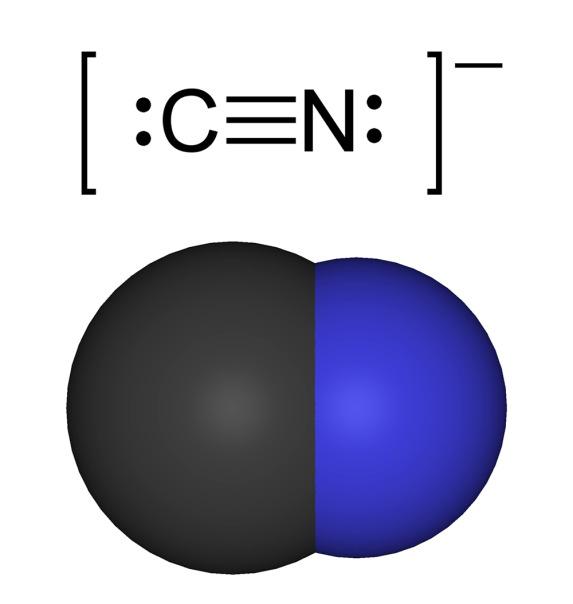 Cyanide A compound which contains cyano group C triple-bonded to N cyanide ion (CN-) Free