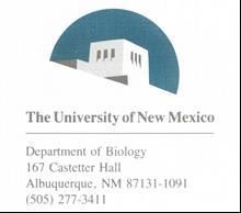 Consultants Albuquerque NM 2 Biology Department,
