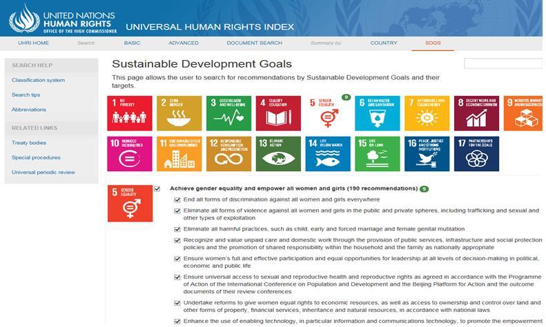 UHRI: Linking SDGs with HRM