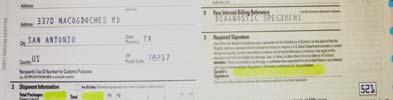 Description Section 21: Contract Quality Section 9: Sender s signature Assurance - check ACCEPTANCE box, then date