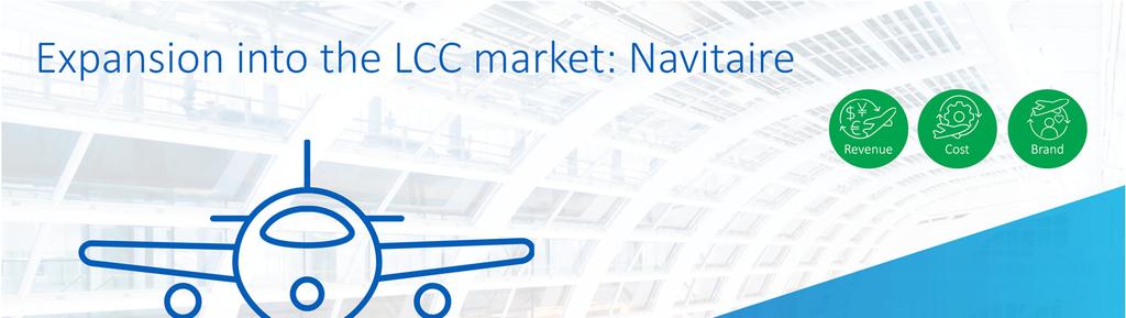 Beforewemoveon,Iwouldliketocommentonourexpansionintothe LCC segment through our acquisition of Navitaire, an exciting strategic move, bringing us a complementary product and customer base, as well as