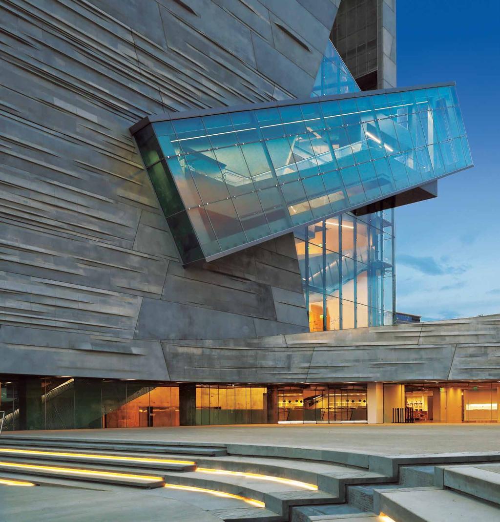 Perot Museum of Nature and Science Location: Dallas, TX Building Envelope Our solar and thermal performance sets the industry standard.