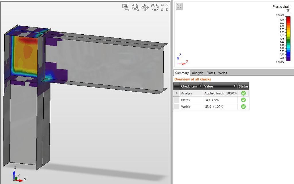 4 Results by CBFEM Idea RS software CBFEM - combination of the advantages of finite element method and analytical component method.