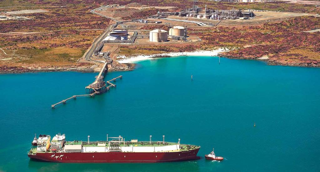 MARKETING, TRADING AND SHIPPING Pluto LNG Plant, Western Australia.