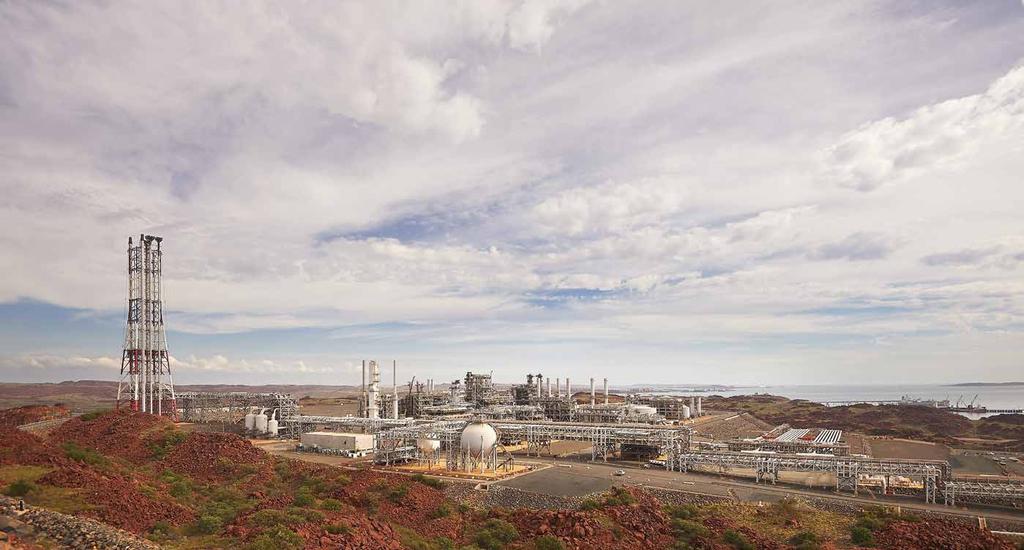 OPERATIONS Pluto LNG Plant, Western Australia.