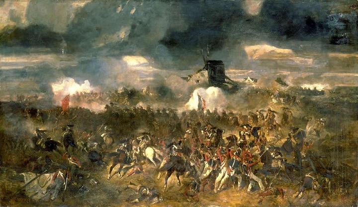 Desperate Struggle At Waterloo