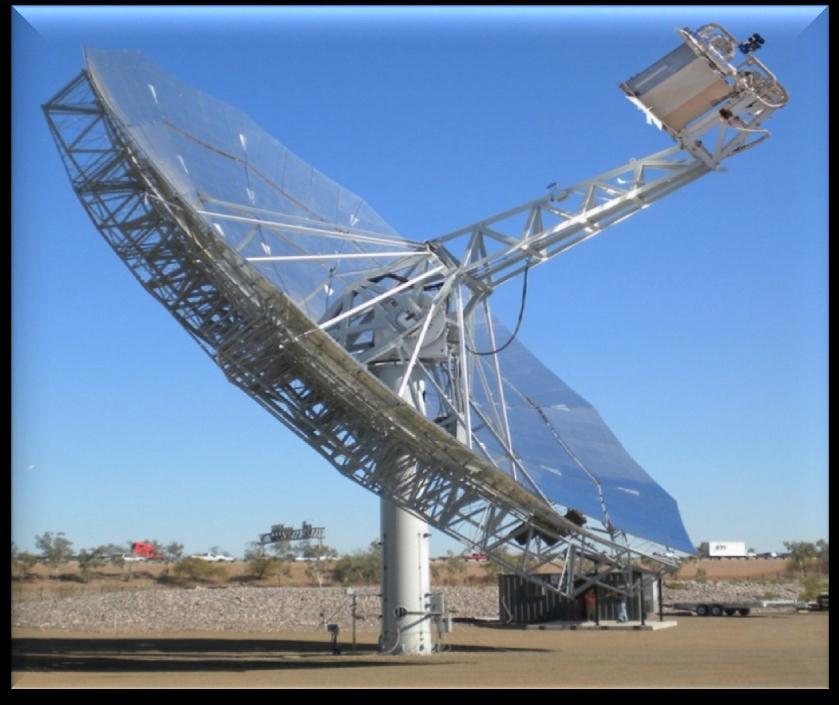 Solar Dish Concentrator World s largest commercial