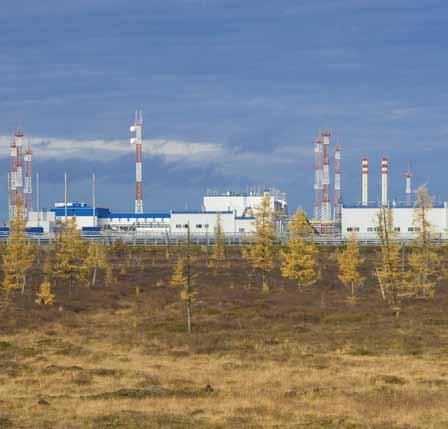 Gazprom launched gas production from Achimov deposits In October 2009 Gazprom brought a comprehensive gas treatment unit (CGTU) into pilot commercial operation to develop the Achimov deposits in the