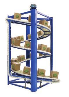 PRODUCTS Span Tech Conveyors OutRunner Spiral Powered by a single gearmotor, with each 360-degree
