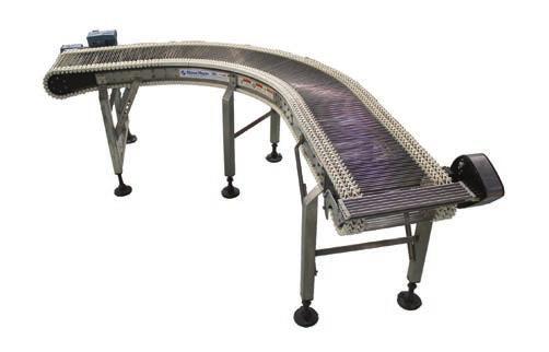conveyance. Fully washdown rated; stainless steel conveyor surface easily cleaned and sanitized.