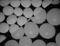 Case study: Dry Coating of Probiotics Core material White polymer beads 835 µm, 828 kg/m3 Dried for 48 hours, 100